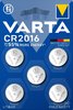 5 VARTA Lithium Knopfzellen CR2016 3,0 V